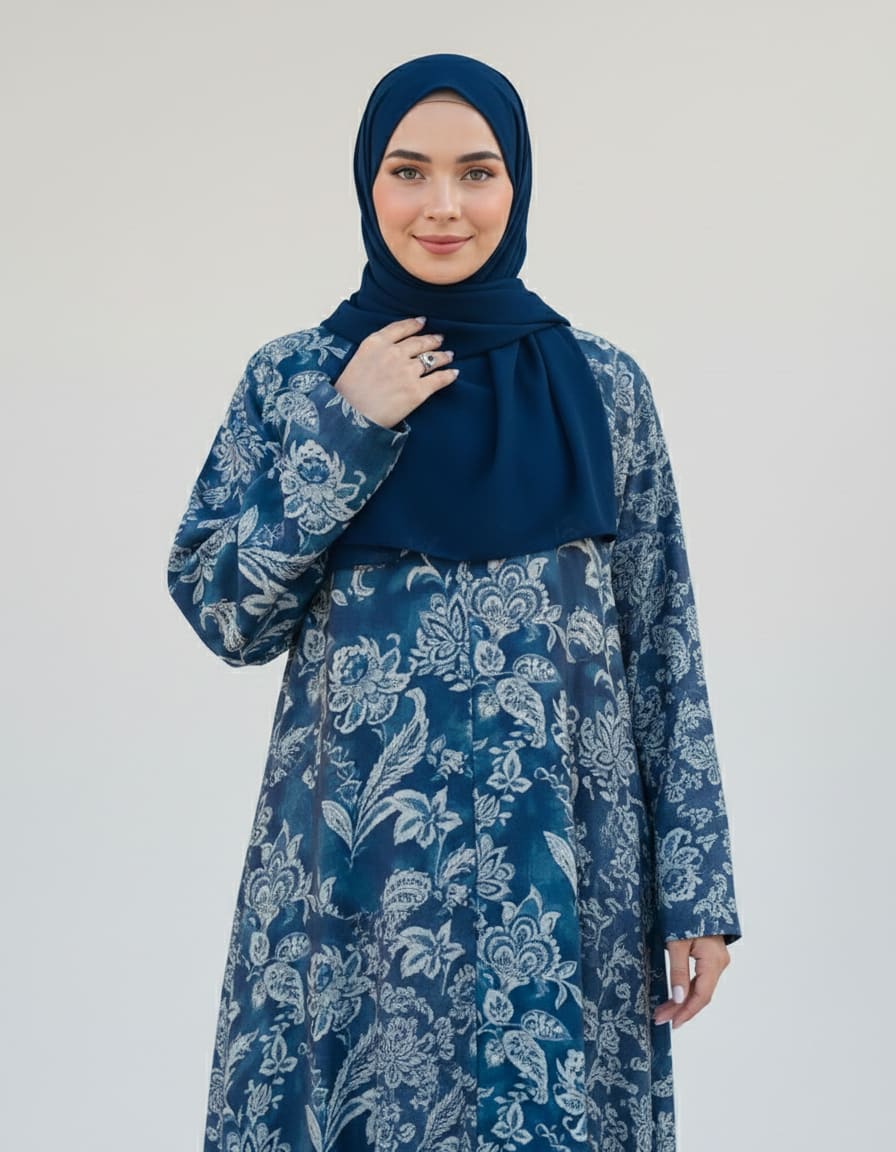 Zuhr Women Luxury Harir Silk Abaya