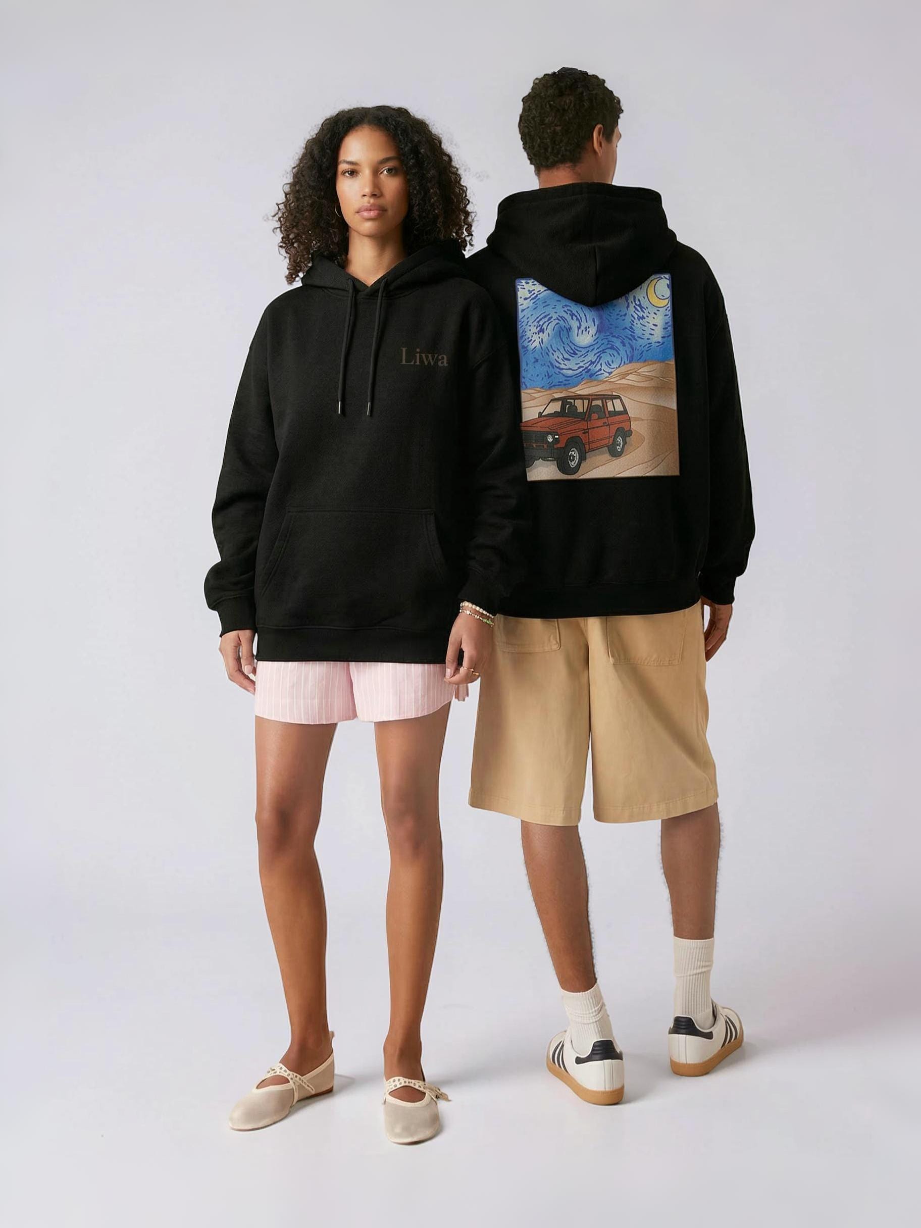 House of Palms Unisex Liwa Desert Graphic Hoodie