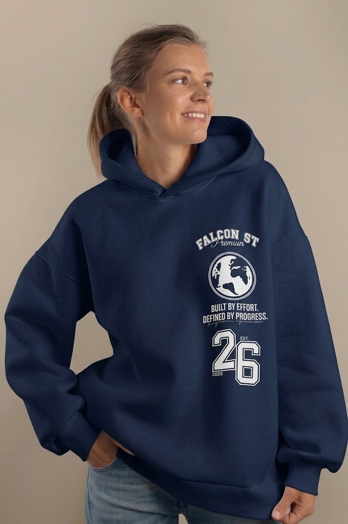 Falcon Street Women Sweatshirt - Navy Blue
