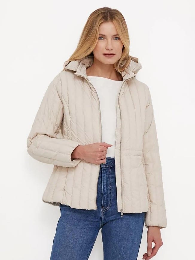 Tommy Hilfiger Women Demi Season Jacket Cream