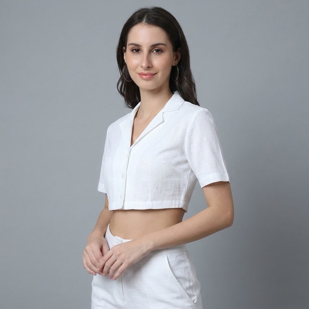 Mileenia Ellie Two-Piece Co-ord Set - White