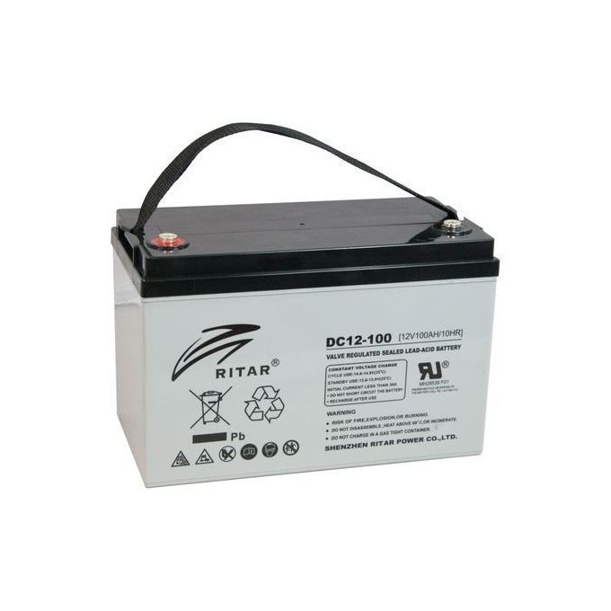 Ritar AGM Deep-Cycle Battery, 12V 100Ah