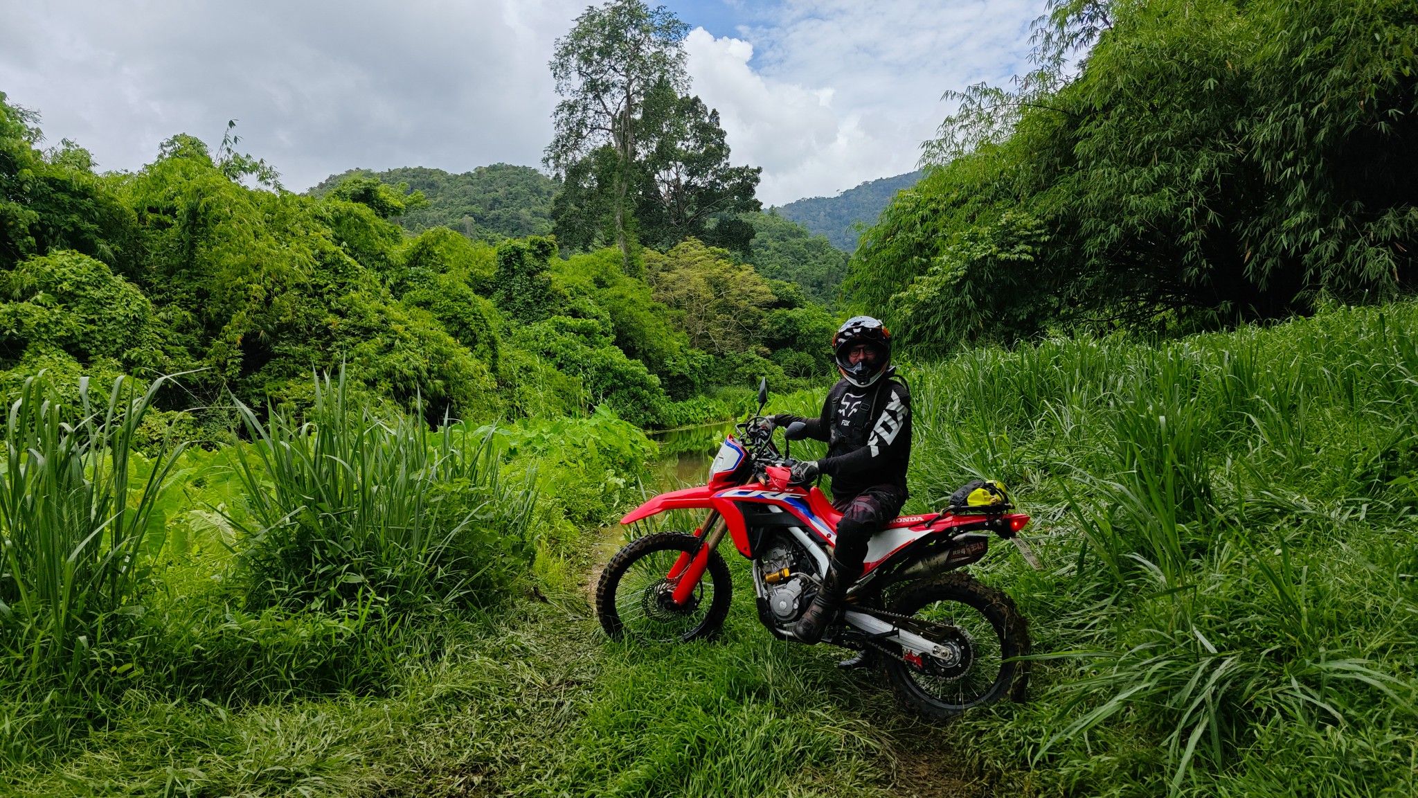 Water crossings fun ride outside Hua Hin!