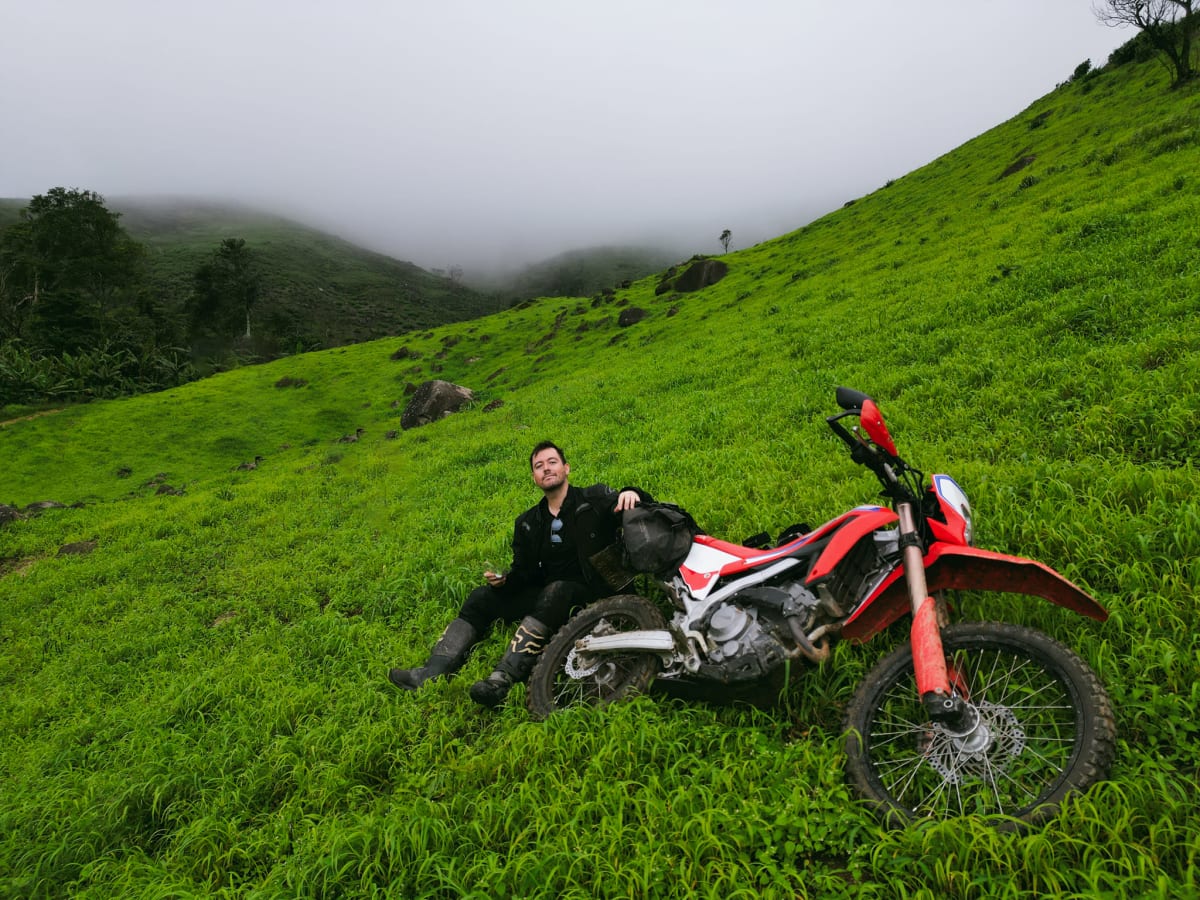Riding through Thailand