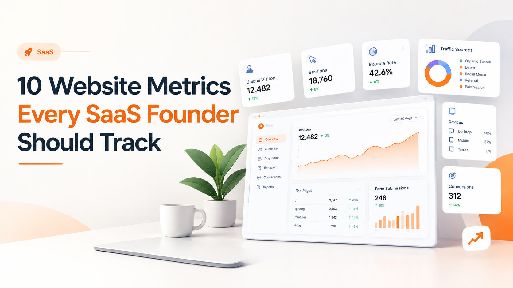 10 Website Metrics Every SaaS Founder Should Track in 2026
