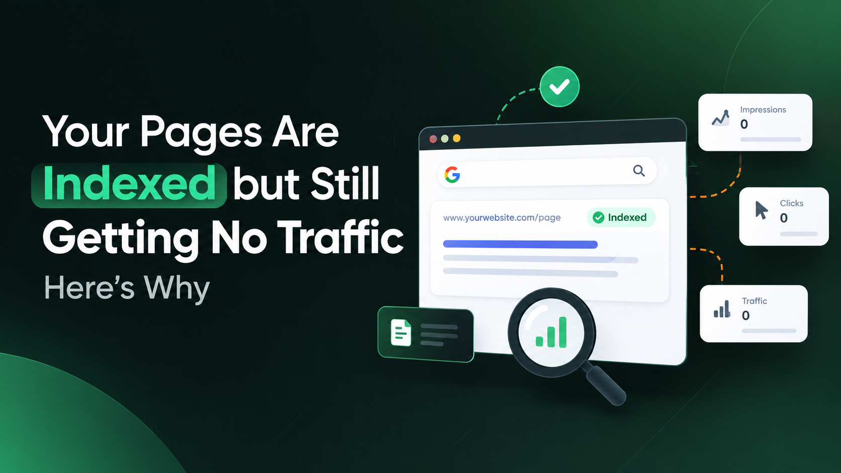 Your Pages Are Indexed but Still Getting No Traffic — Here's Why