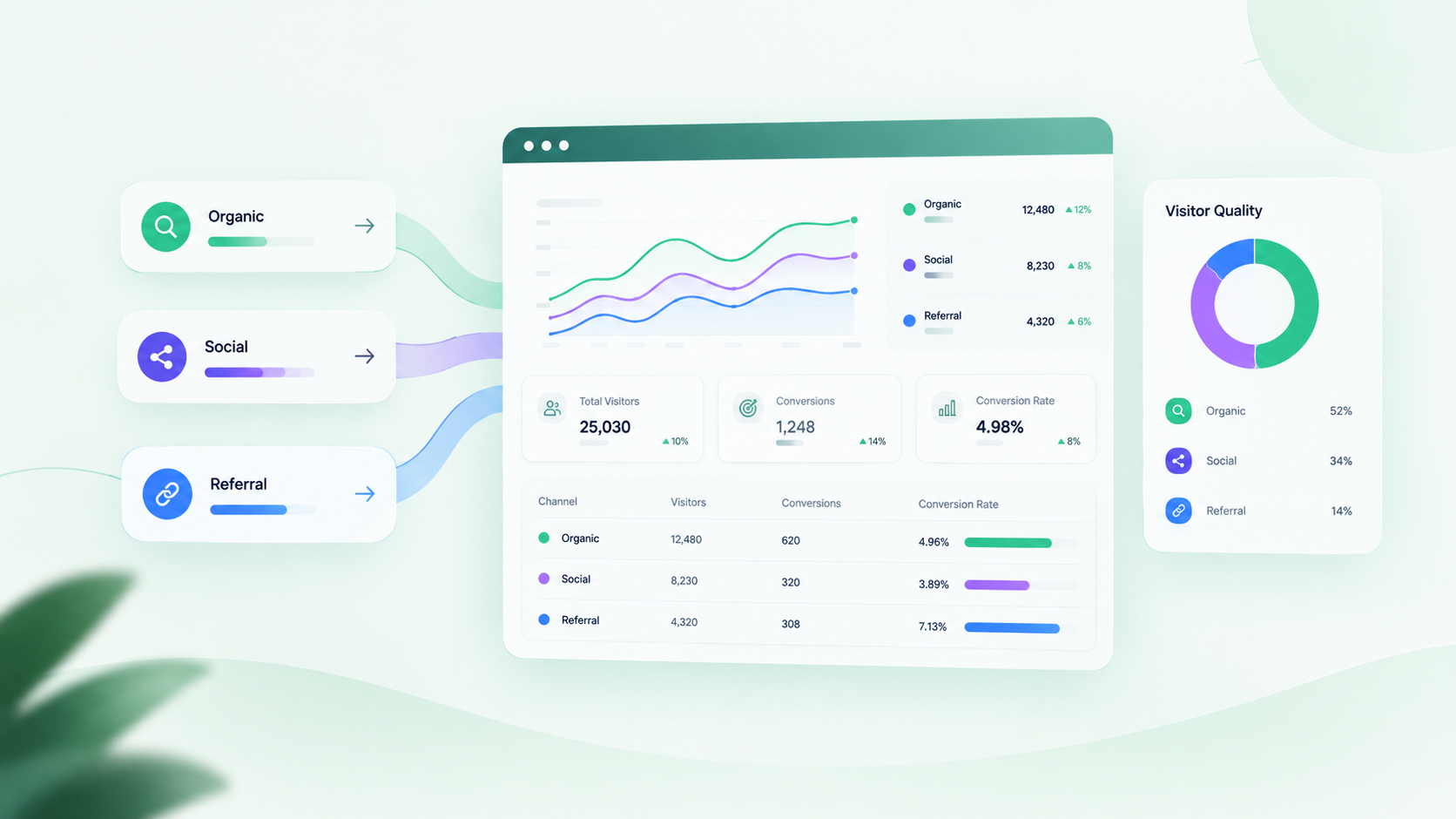 Organic vs. Social vs. Referral Traffic: Which Channel Brings Better Visitors?