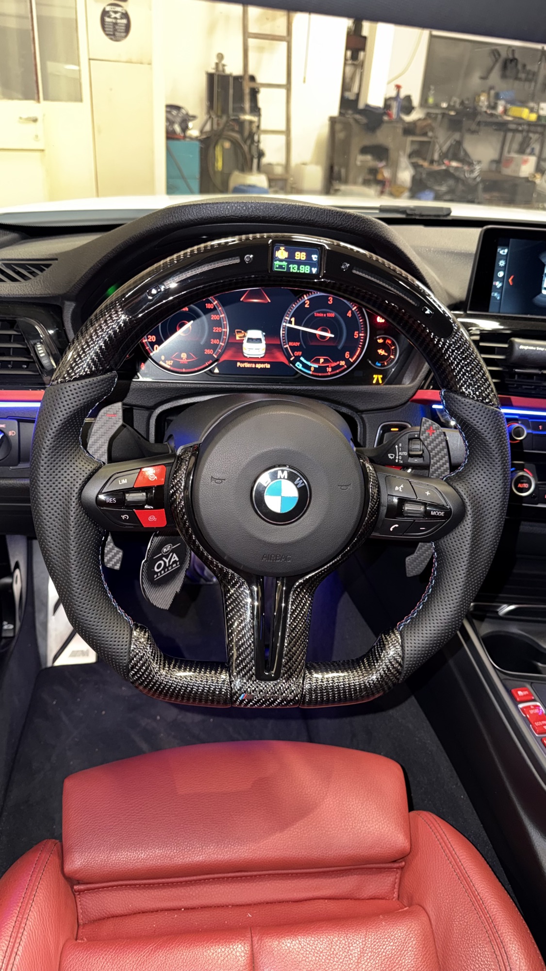 CARBON + ALCANTARA INSTALLED