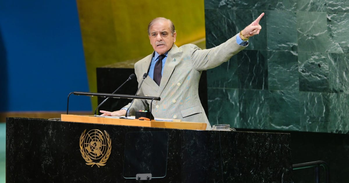 شهباز شریف: طالبان باید جلو فعالیت تروریستان را بگیرند