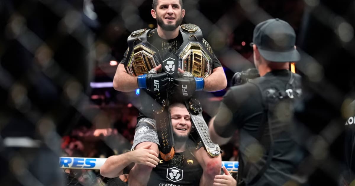 اسلام مخاچف قهرمان دو وزن «یو‌اِف‌سی» شد