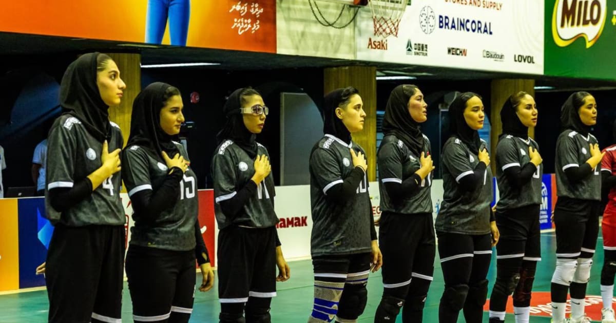 Victory of Afghanistan’s Women’s Volleyball Team Against Bangladesh