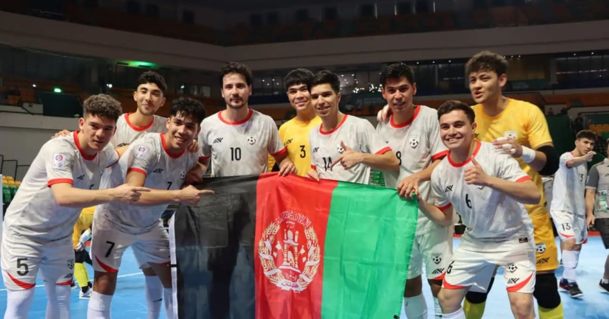 تیم فوتسال افغانستان در برابر عربستان به میدان می‌رود