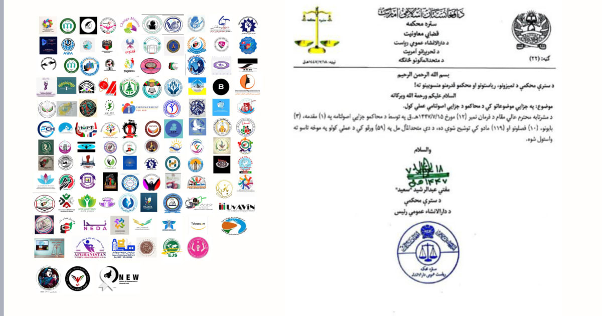 بیش از ۱۰۰ نهاد: قوانین اداره‌ی کابل مصداق آپارتاید جنسیتی و جنایت علیه بشریت است