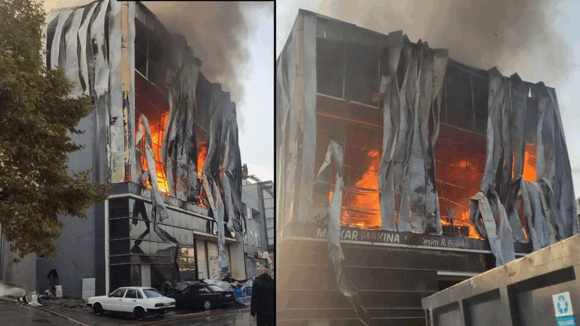 آتش‌سوزی یک انبار عطر در ترکیه