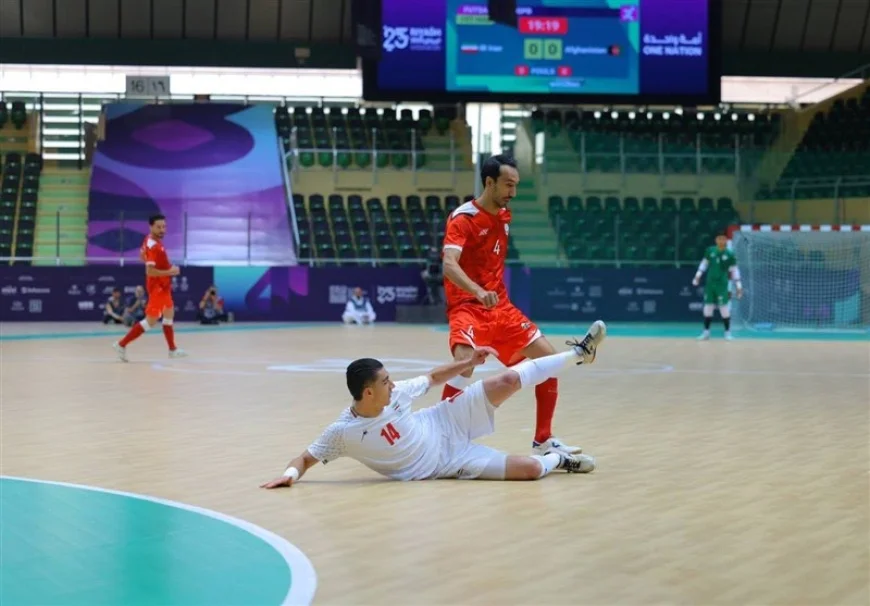 Afghanistan’s national futsal team has been eliminated from the remainder of the Islamic Solidarity Games.
