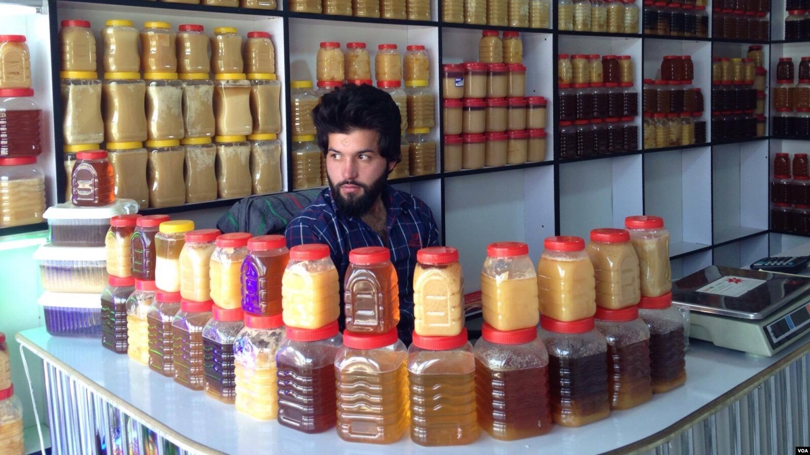 صادرات ۲.۵ تُن عسل قندهار به کشورهای خارجی