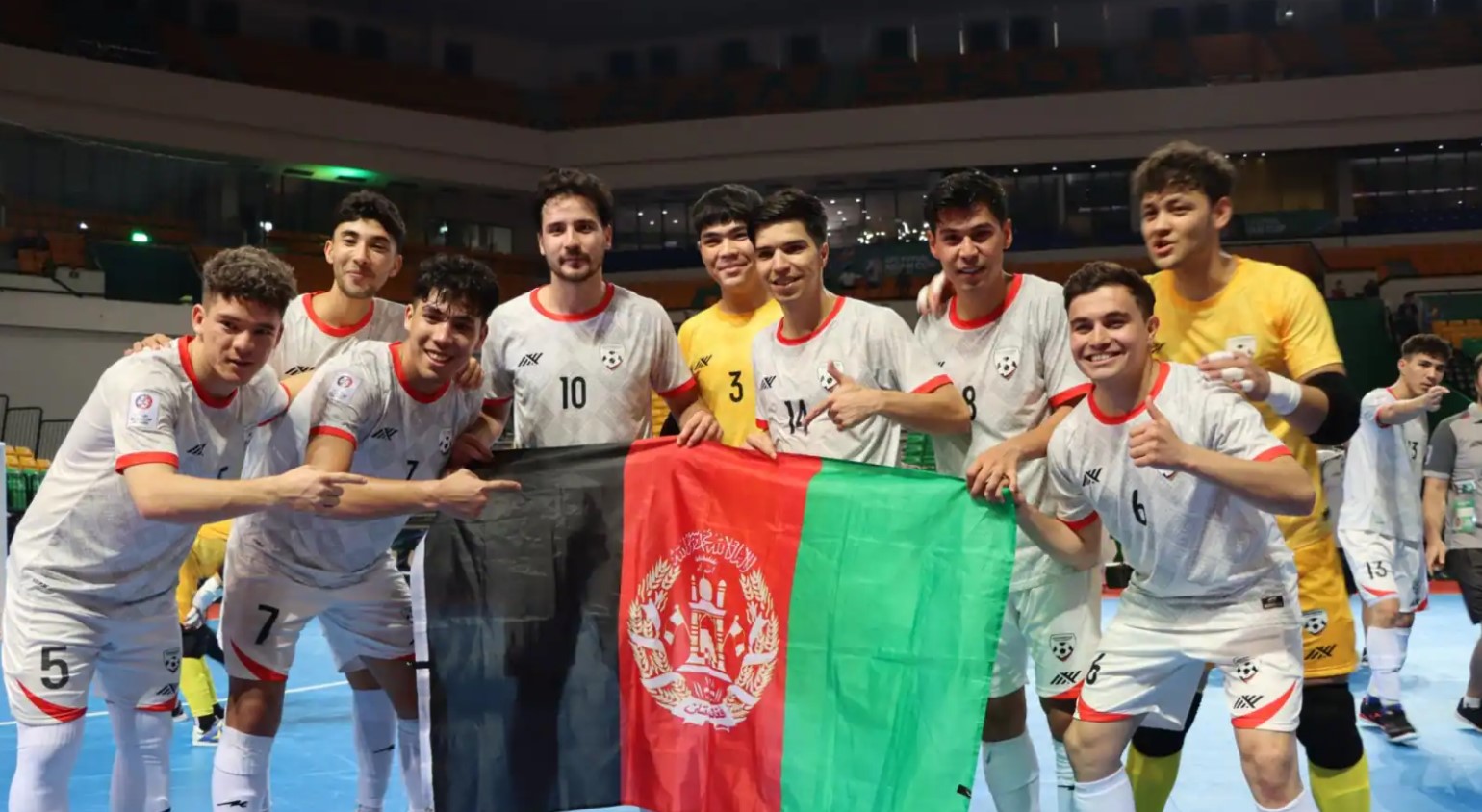 تیم فوتسال افغانستان در برابر عربستان به میدان می‌رود