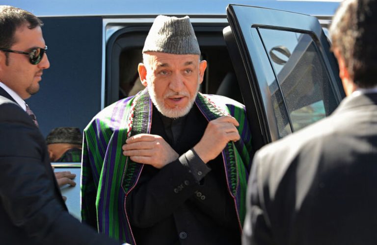 Hamid Karzai Returns to Kabul After Medical Treatment in Germany