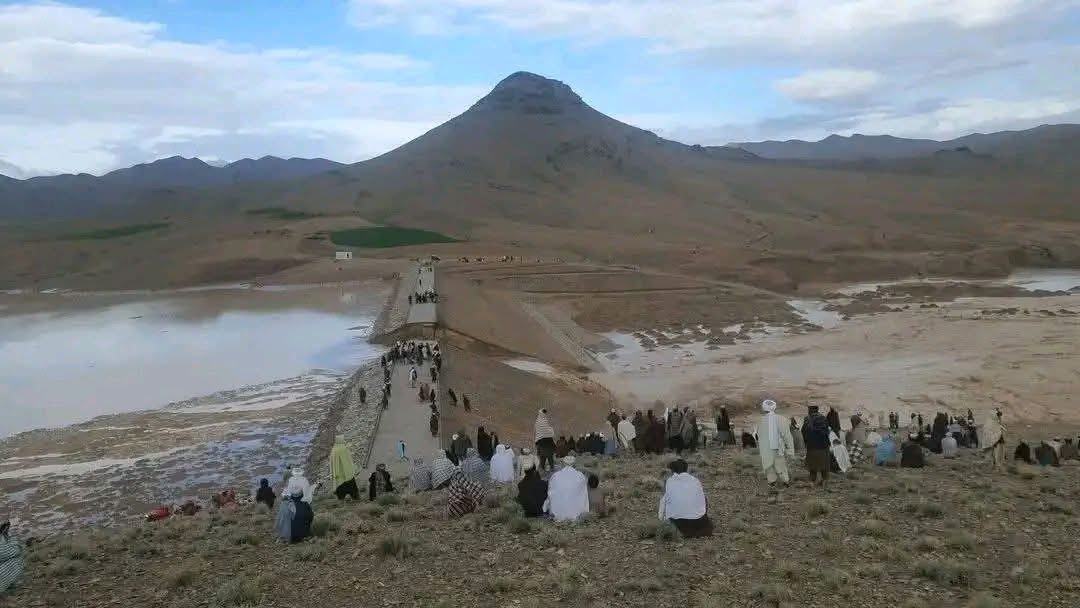 تخریب یک بند آبگردان در هلمند بر اثر سیلاب