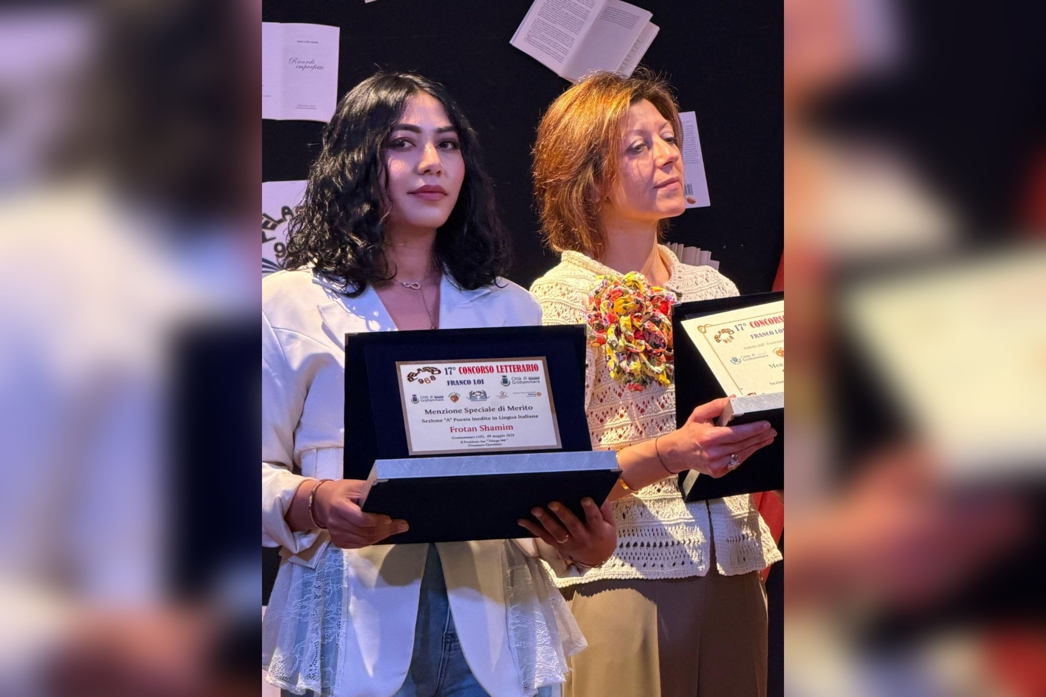 یک دختر از افغانستان برنده‌ی جایزه‌ی «فرانکو لوی» ایتالیا شد