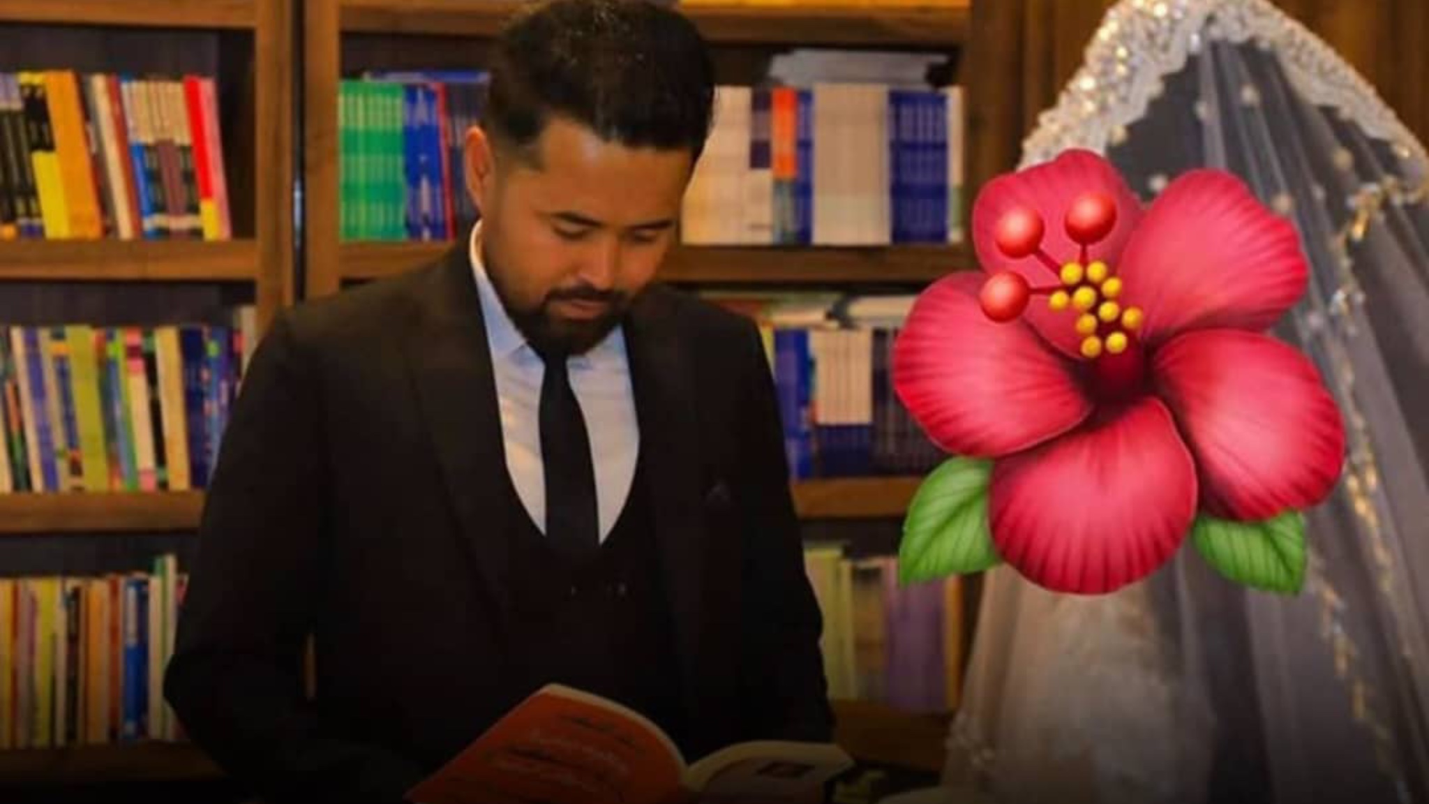 جشن ازدواج در میان کتاب‌ها؛ ابتکار متفاوت یک زوج در کابل 