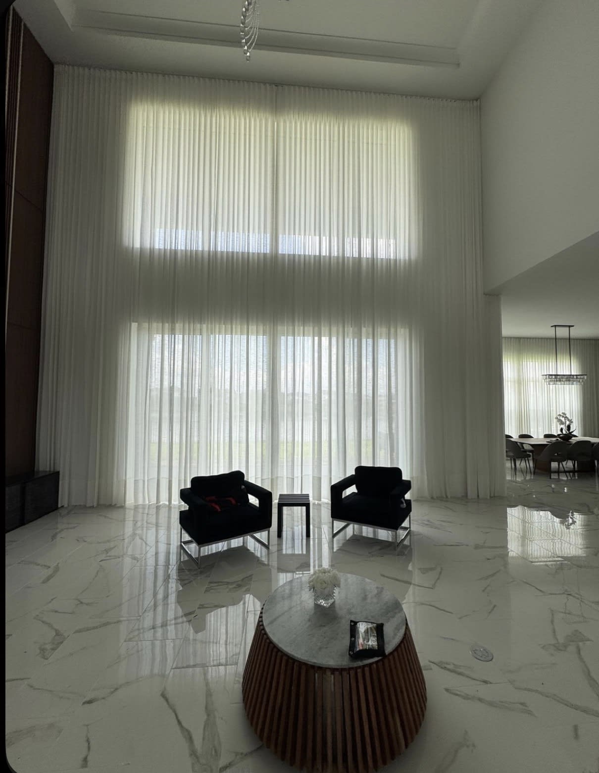 RIDEAUX SUR RAILS VOILAGE LUXE