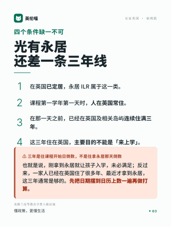 英伦喵图解 · 四个条件缺一不可