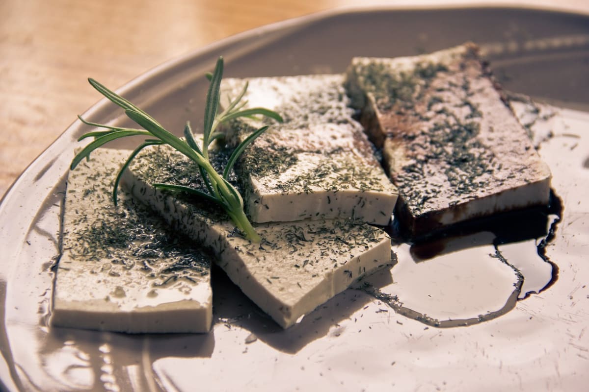 一块白嫩的豆腐