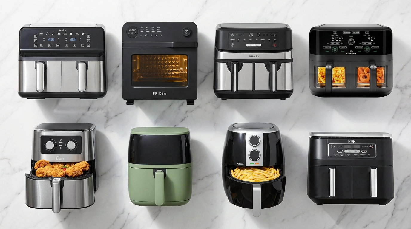 Discover the 10 best air fryers in the UK for 2025. Our honest review compares top models from Ninja, Fridja & more to find the perfect one for your flat. Explore now.