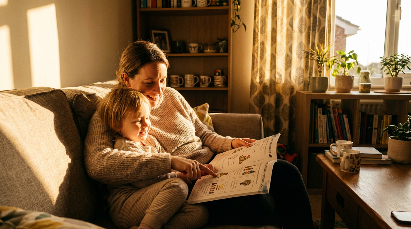 Expert tips visual for Home education resources UK