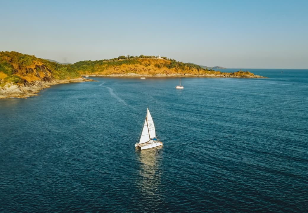 Kahung Beach & Cape Promthep Sunset — Catamaran Tour