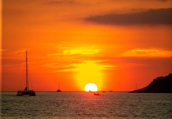 Kahung Beach & Cape Promthep Sunset — Catamaran Tour