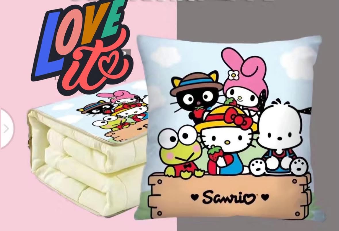 Sanrio Friends Group Pillow