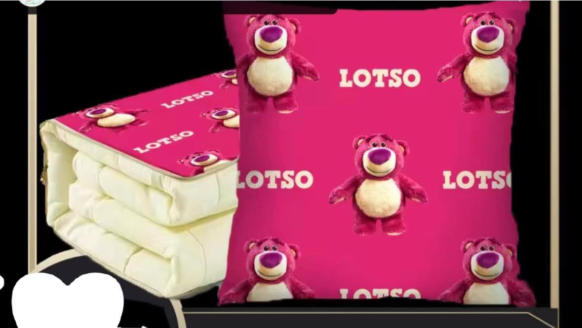 Lotso Bear Pink Pillow