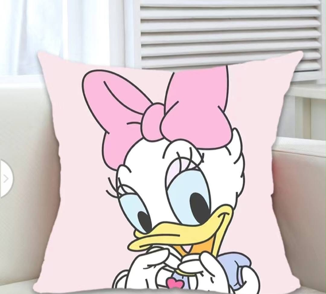 Daisy Duck Pink Pillow