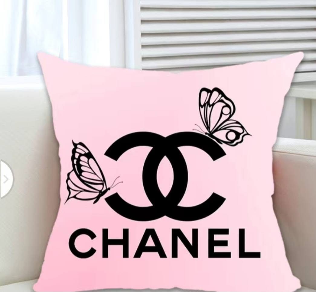Chanel Butterfly Pink Pillow