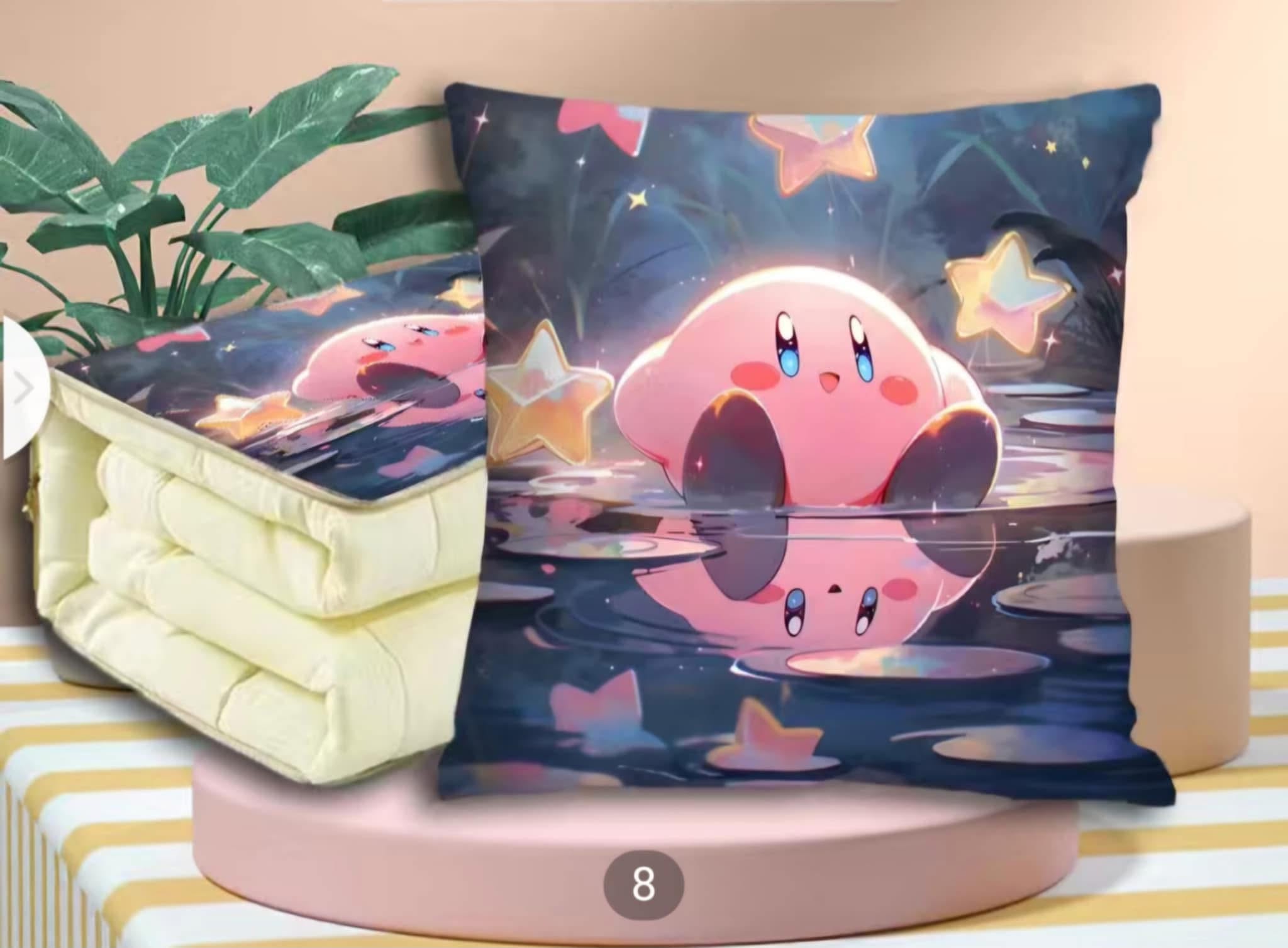Kirby Starry Night Pond Pillow