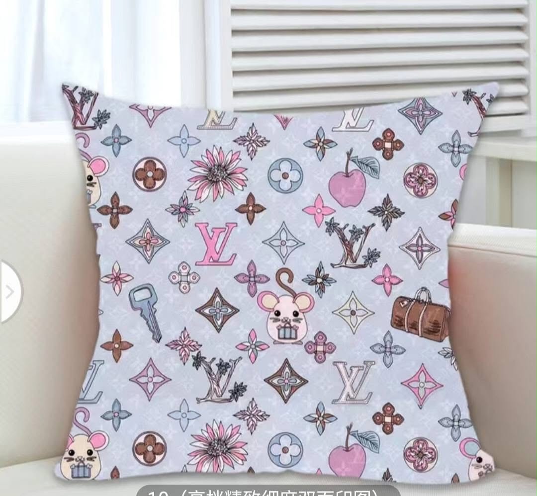 Louis Vuitton Mouse Pastel Pillow