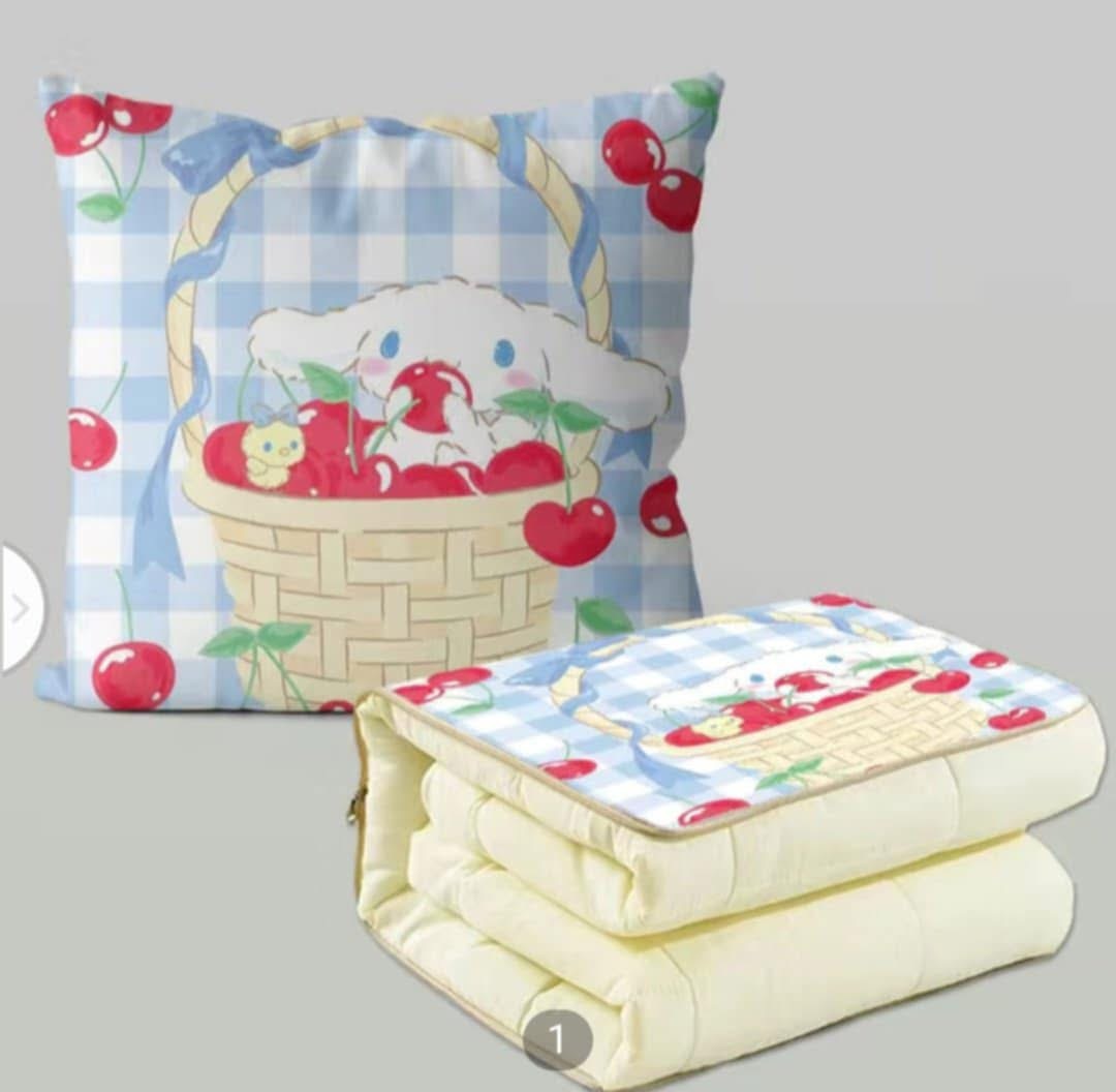 Cinnamoroll Cherry Basket Pillow