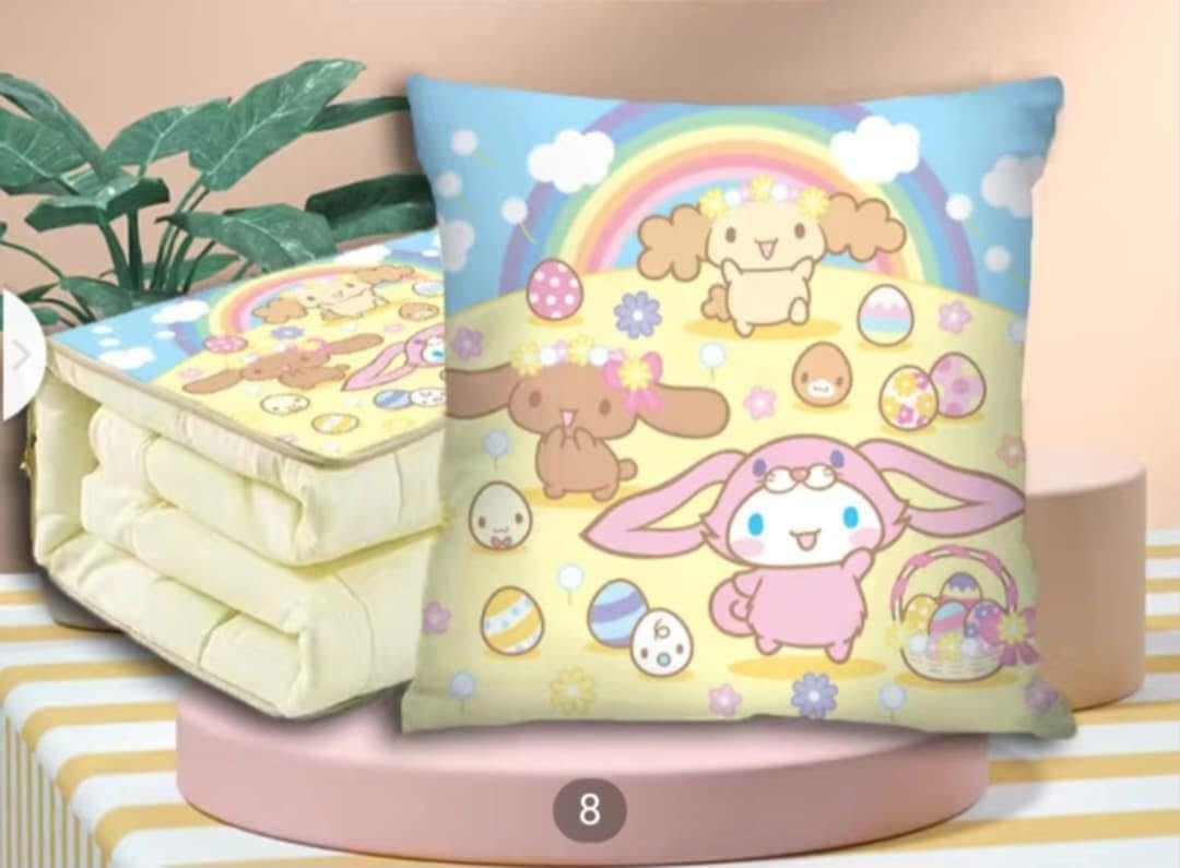 Cinnamoroll Easter Rainbow Pillow