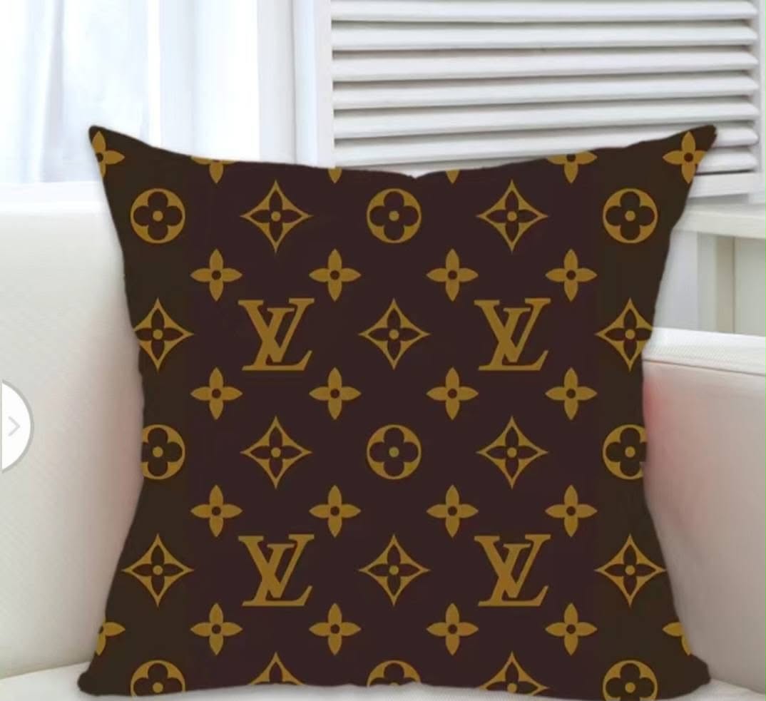 Louis Vuitton Classic Brown Pillow