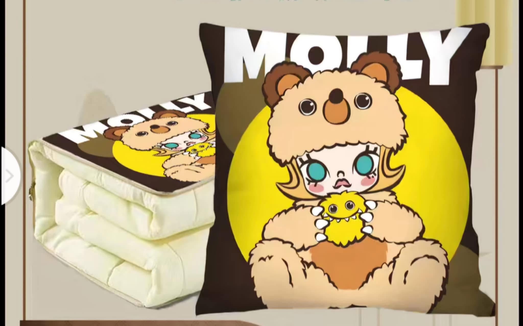 Molly Bear Costume Yellow Pillow