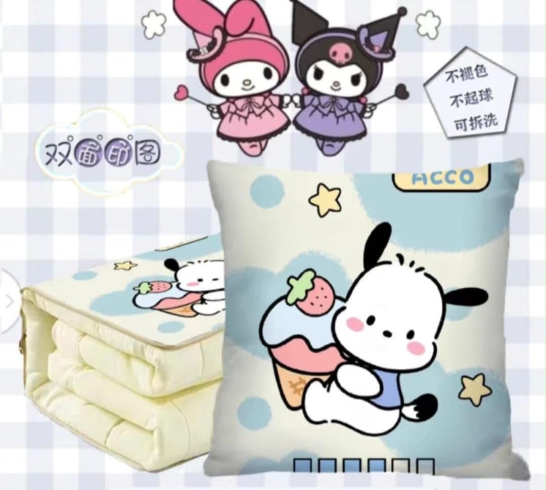 Pochacco Ice Cream Blue Pillow