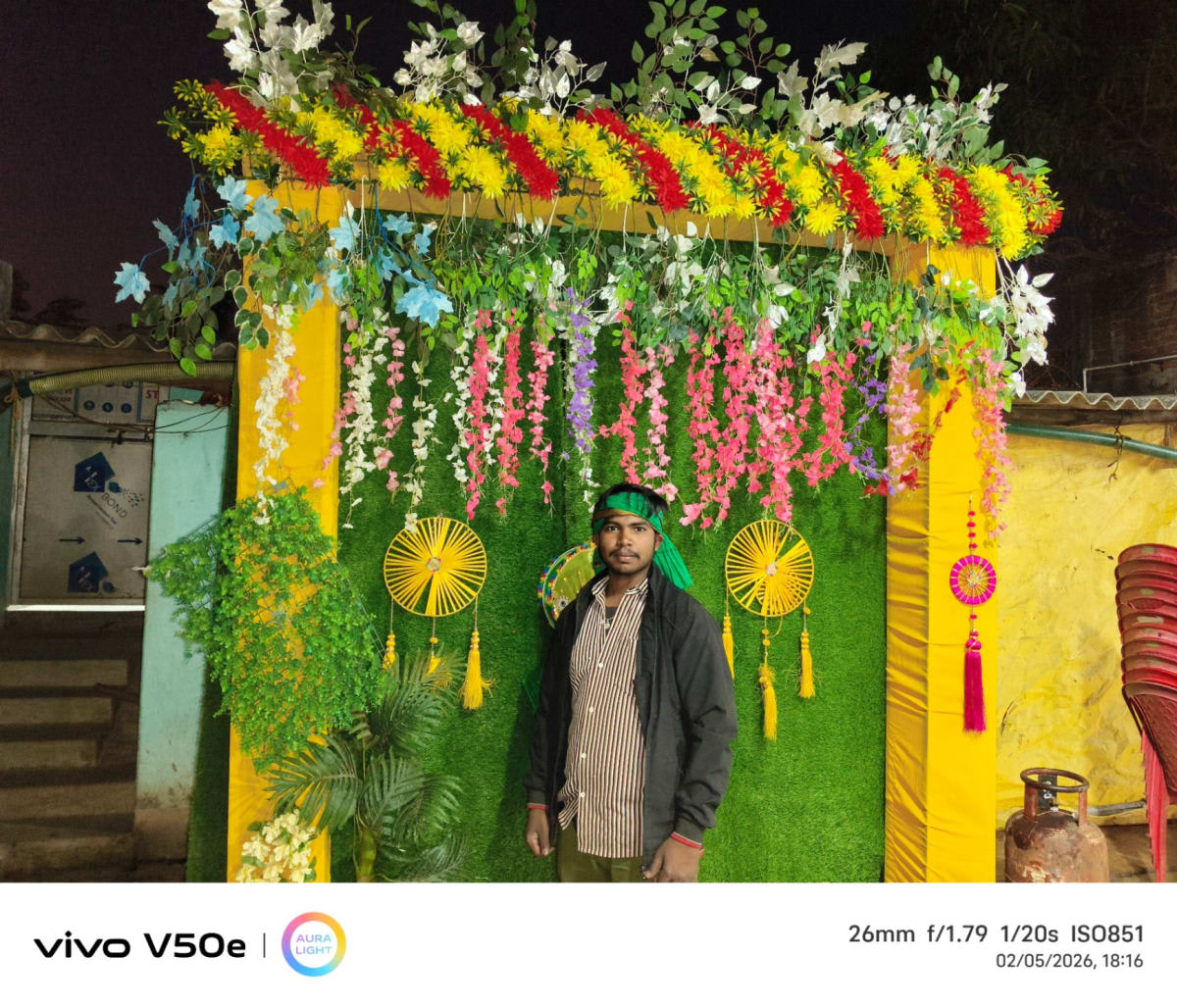 My decoration in wedding ceremony 
