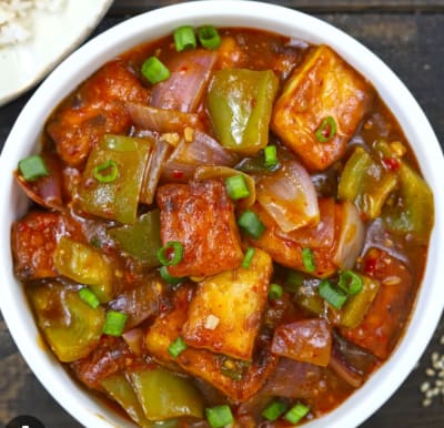 Paneer chilly half