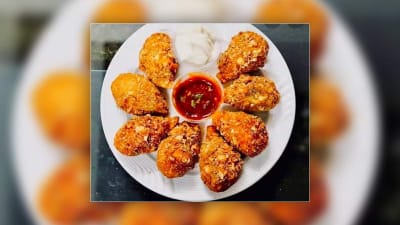 Kurkure Paneer momo 