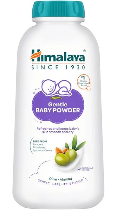 Himalaya Babycare Powder - 50 g | With Yashad Bhasma & Vetiver Sweat Free & Refreshing Comfort Safe for Newborns - Girls & Boys 