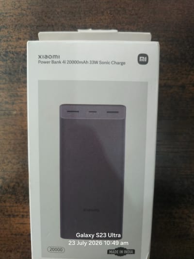 Xiaomi Power Bank 4i 20000mAh 33W Sonic Charge