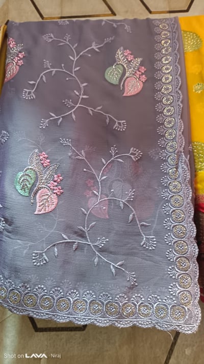 Chiffon sharee 