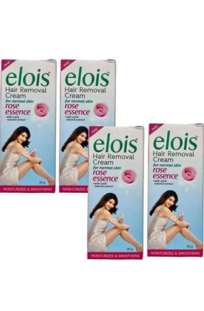 elois  HAIR REMOVAL CEARM ROSE ESSENCE PACK OF 4PCS 50G Cream (200 g)